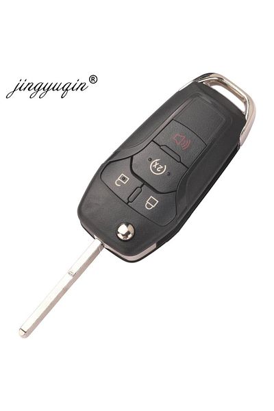 Choice مفتاح سيارة jingyuqin بأربعة أزرار قابلة للطي عن بعد 902 ميجا هرتز ID49 رقاقة لسيارة Ford F150 F250 F350 F450 F550 Ran...