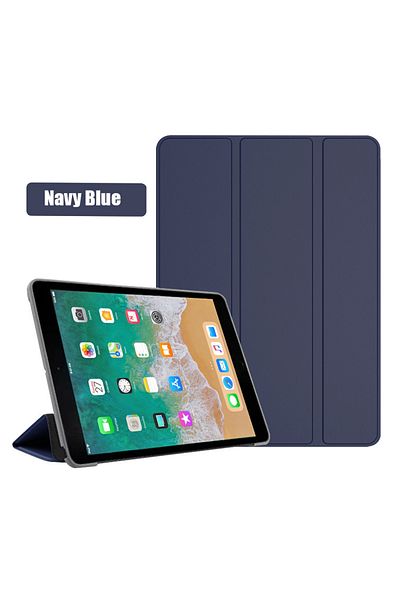 zair Ipad 5th 2017 Navy Blue Tablet Case For Ipad 9.7 2018 2017 A1893 A1954 A1822 Fundas Pu Ultra Slim Wa