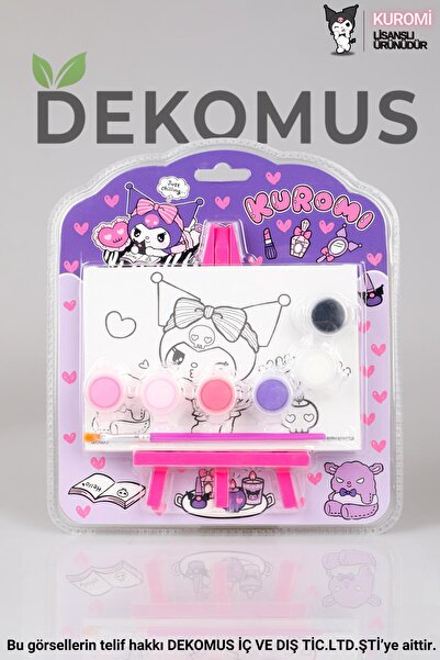 kuromi DEKOMUS İLE YENİ SEZON LİSANSLI KUROMI BOYAMA SETİ