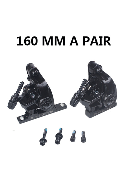 Choice 160mm 1 pair RACEWORK Road Bike Disc Brake Flat Mount Mechanical Dual ...