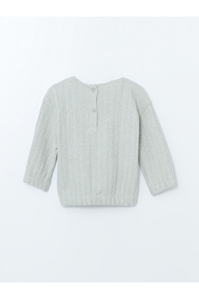 LC Waikiki Green Baby Neck Baby Girl Sweatshirt and Leggings Set of 2