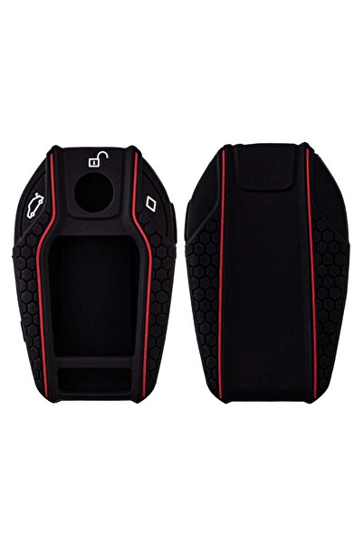 Choice Black Silicone Car Key Case Cover For BMW 5 7 series G11 G12 G30 G31 G...