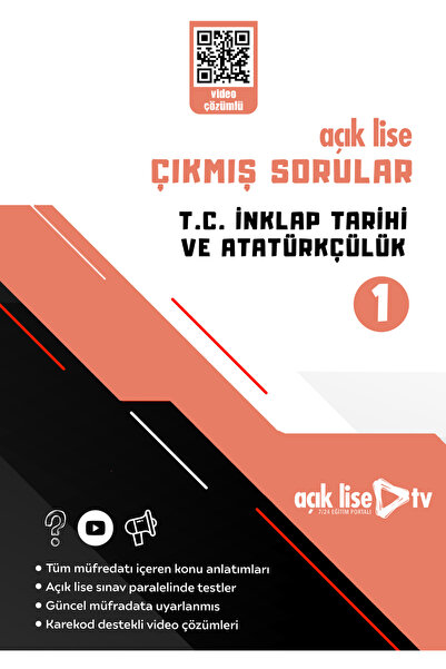 Açık Lise TV Açık Lise Çıkmış Sorular 2018 - 2024  İNKİLAP TARİHİ