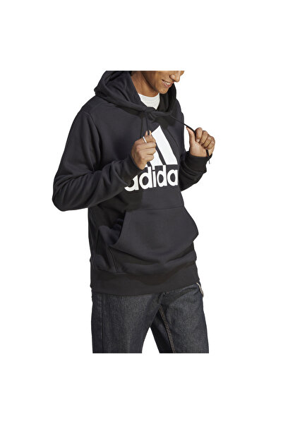 adidas Erkek Essentials French Terry Big Logo Siyah Sweatshirt IC9363