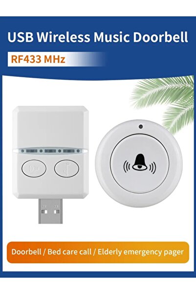 Choice USB RF433 Doorbell Wireless Doorbell for Home Outdoor USB Door Bell DC 5V RF433 MHz Pairing Remote C