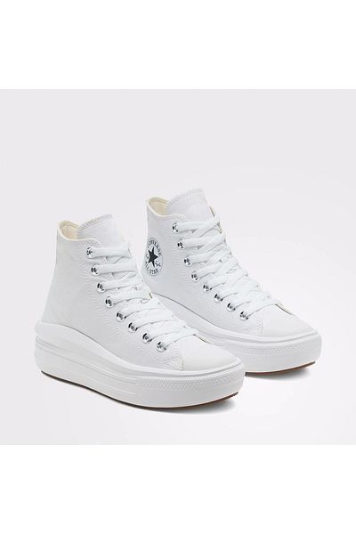 converse Chuck Taylor All Star Move Plateau Weiß Sneaker 568498 c-102
