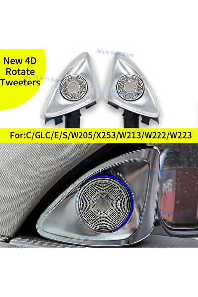 Choice13 E-class-W213 64Color 64 Colors 4D Rotating Tweeter Speaker For Merce...