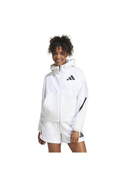 adidas W Z.N.E. FZ Eşofman Üstü Beyaz JE7849
