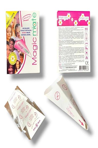 Peri Poll Hijyenik Kadın Ayakta İşeme Aparatı 4 Lü Paket 12 Adet