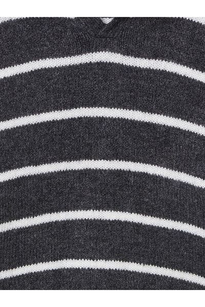 LC Waikiki Crew Neck Striped Baby Boy Knitwear Sweater