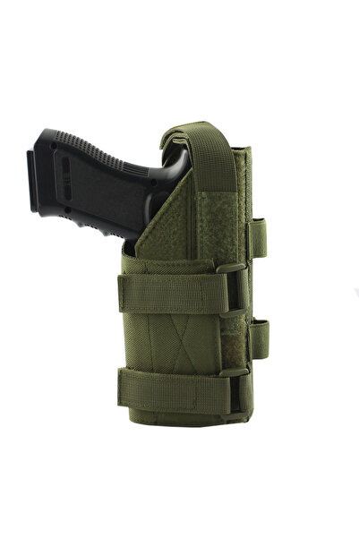 choice2 600D Nylon Green Holster Molle Modular Belt Holster for Right Hand Sh...