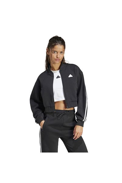 adidas Future Icons 3-Strypes Black Bomber Women's Jacket - Ip1566
