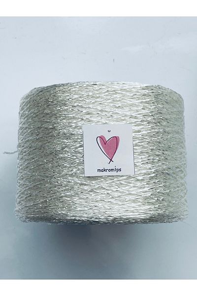 Makromİps Premium Twisted Metallic Paper String (250 Gr/420M) Polyester Glossy Bag String Knitted Decoration Pack String