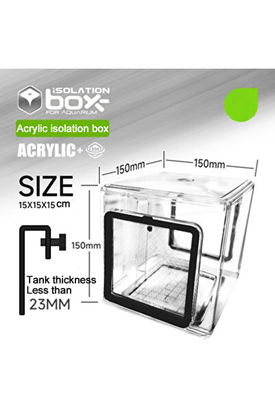 Choice صندوق عزل حوض السمك صندوق عزل أكريليك شبكة من الفولاذ المقاوم للصدأ حا...