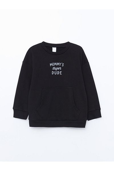 LC Waikiki Lcw Kids Crew Neck Long Sleeve Printed Boys Sweatshirt