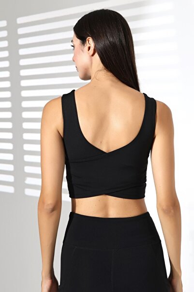 cottonage Bustieră Crop Top acoperită - Suport ușor, Detaliu spate, Cropped