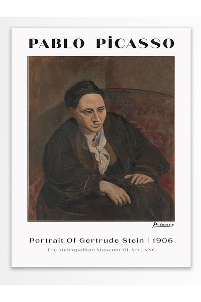 Postifull Poster de perete Pablo Picasso - Decor estetic de perete - Postere din seria de artă - Hârtie groasă