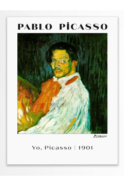 Postifull Poster de perete Pablo Picasso - Decor estetic de perete - Postere din seria de artă - Hârtie groasă