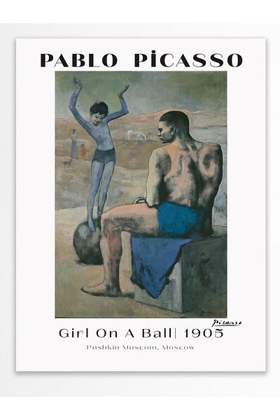Postifull Poster de perete Pablo Picasso - Decor estetic de perete - Postere din seria de artă - Hârtie groasă