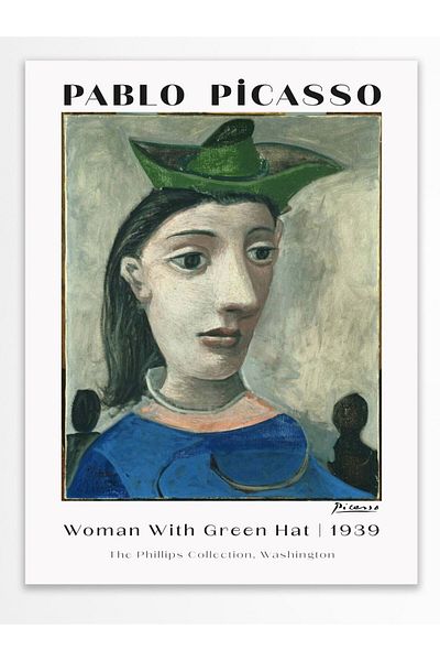 Postifull Poster de perete Pablo Picasso - Decor estetic de perete - Postere din seria de artă - Hârtie groasă