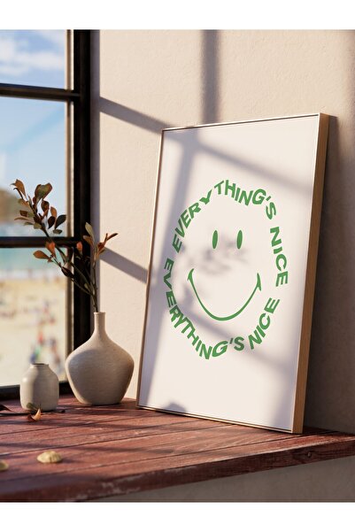 Postifull Pictură murală estetică - Poster de perete - Decor de perete cu litere - Fără încadrare - Hârtie de artă groasă