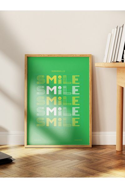 Postifull Lettering Art Themed Wall Poster, Aesthetic Frameless Poster - Living Room, Bedroom Wall Painting