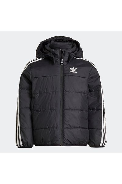 adidas Black Children's Coat - Hk2960 Padded Model