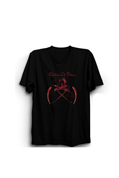 The Fame Children of Bodom, Crvena lobanja, Rock Metal Muzički Bänd Unisex 10...