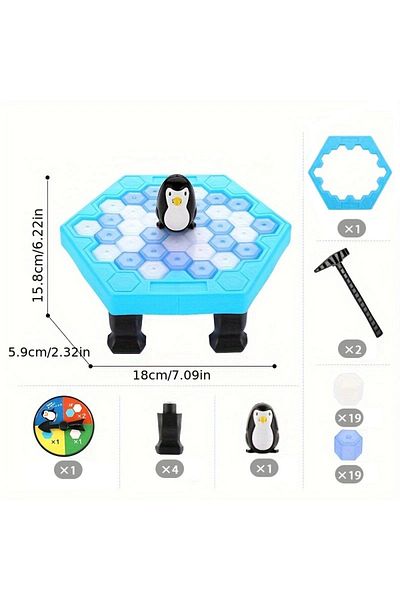 Choice S Blue Save Penguin Ice-breaking Table Game