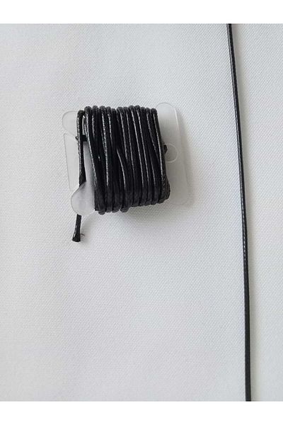 hobi duragı 2.5 Meters Waxed Korean String - 1.5 mm Thick Bracelet and Necklace String