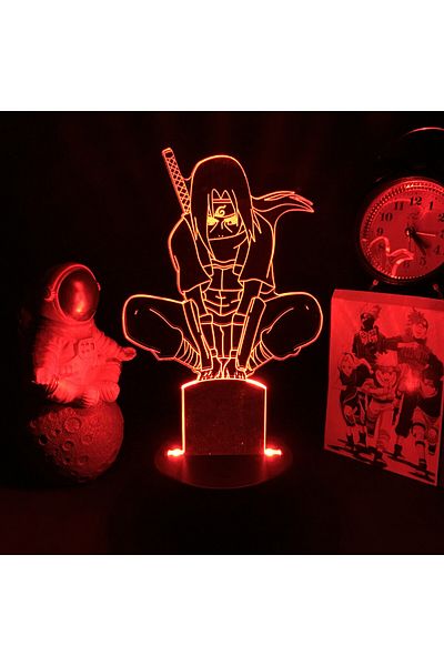 Choice Yd-4133 Anime Naruto Uzumaki Led Night Light Team 7 Sasuke Kakashi Hatake Luminous Acrylic Stand Fi