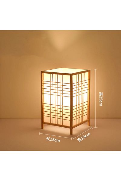 Choice Bamboo Weaving Bamboo Handicrafts Minimalist Bedroom Study Desk Small Book Lamp bedside table des...