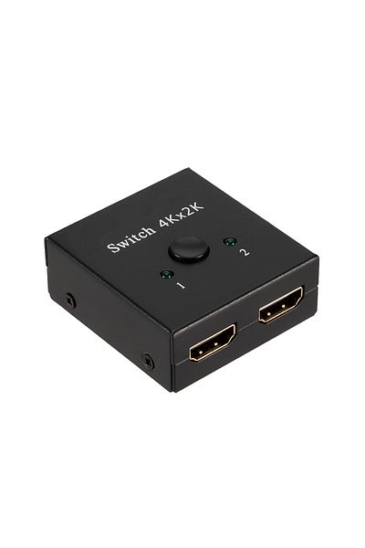 Choice موزع HDMI 4K 1 في 2 مخرج أو 2 في 1 مخرج، محول HDMI ثنائي الاتجاه 1 في 2 مخرج