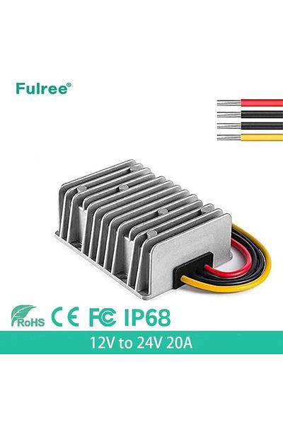 Choice 12v To 24v 20a Waterproof Dc/dc Converter 12v Step To 24v Boost 20a 480w Regulator, Power Module, Su