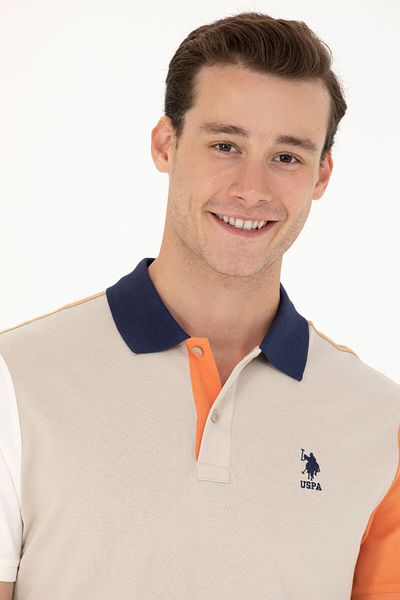 U.S. Polo Assn. Ανδρικό T-Shirt σε χρώμα πέτρας 50275408 -VR049