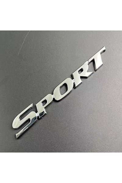 Choice Chrome 3d Abs Chrome Logo Sport Emblem Car Letters Badge For Yaris Corolla Camry Highlander Chr Spor