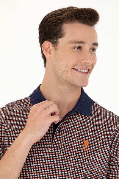 U.S. Polo Assn. Pánské tričko v námořnické modré 50275503-vr033