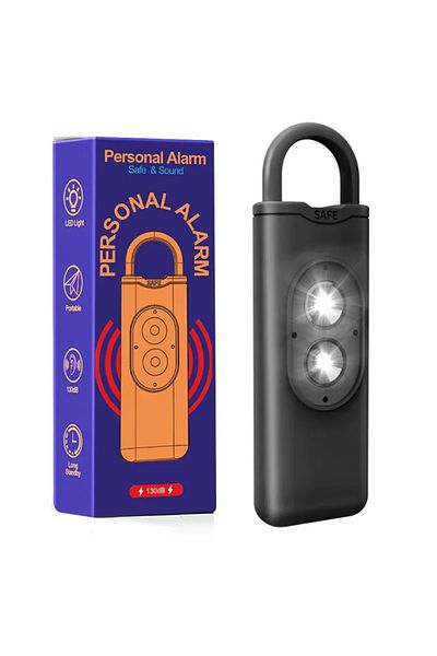 Choice Ti-lh1-b Self Defense Alarm 130db Ledlight Anti-wolf Alert For Girl Child Women Carrying Scream Loud