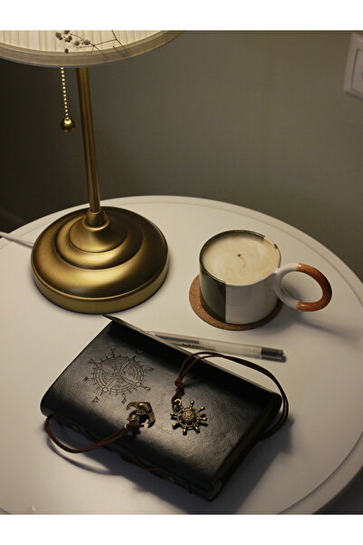 Nova Crafts جدول أعمال صغير مغطى بالجلد |   دفتر