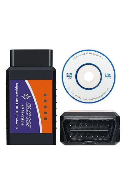 Choice black 1PC Diagnostic Instrument Android Windows ELM327 OBD2 V2.1 Bluetooth Car Detector Diagnostic I