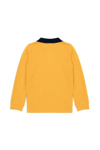 U.S. Polo Assn. Boy's Saffron Basic Polo Neck Sweatshirt 50276085 -Vr043