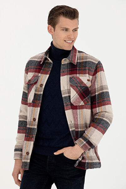 U.S. Polo Assn. Men's Burgundy Jacket 50276552 -Vr014