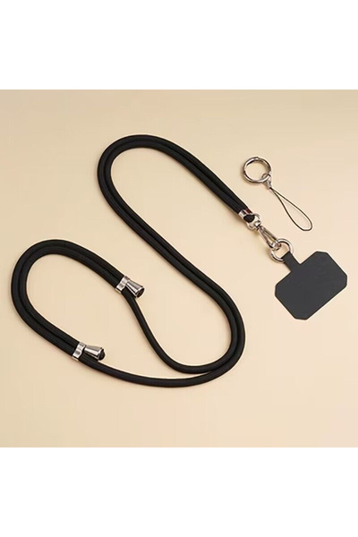 Choice6 KOQZM Black Crossbody Lanyard Necklace Strap Universal Mobile Phone A...