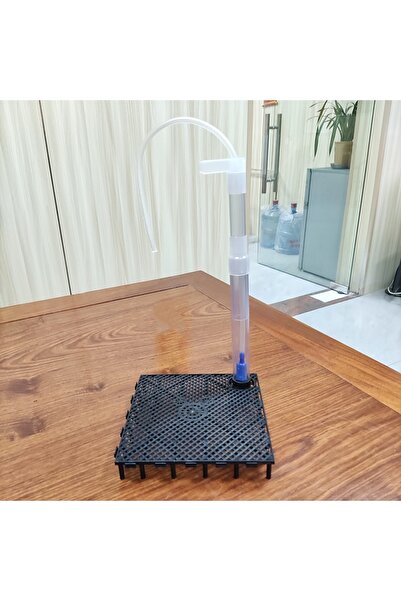 Choice طقم أسود مكون من 9 قطع، لوحة فلتر لحوض السمك تُوضع تحت الحصى، مع أنبوب...