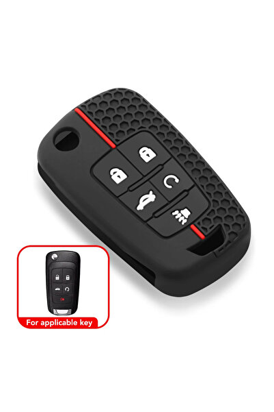 Choice1 5 button Silicone Car Key Cases Protector Cover For Chevrolet Cruze I...