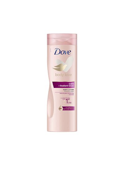 Dove Radiant Glow Körperlotion Für Alle Hauttypen Güvercin 400 ml