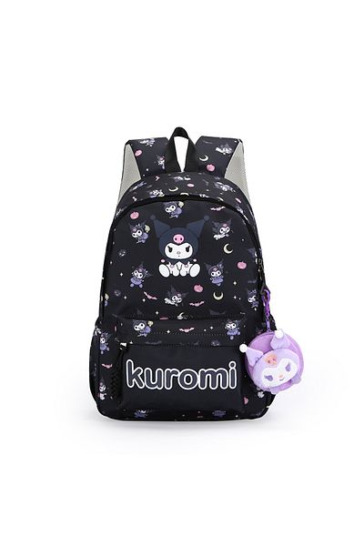 Choice Kuromi-a Hello Kitty Sanrio Backpack, Kuromi Cinnamoroll Cute Daypack, Cartoon Anime Schoolbag Bag,