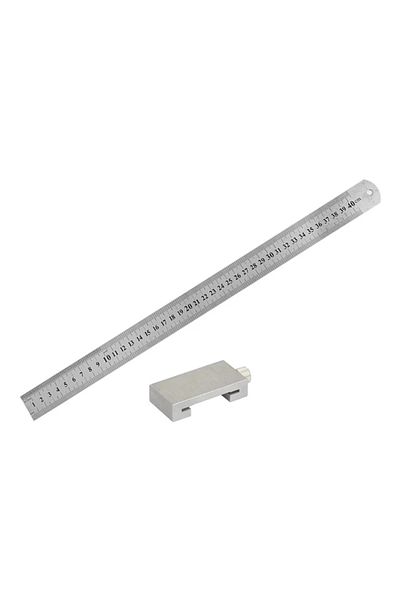 TTAKA7 أداة نجارة معدنية مقاس 40 سم من Swenson Carpentry Square أدوات نجارة مسطرة فولاذية لتحديد المواقع