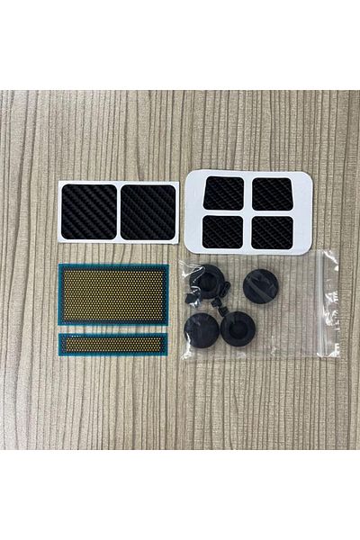 ALLOYSEED Style A For Steam Deck Host Protection Set Dustproof Dust Plug Button Trackpad Sticker Silicone