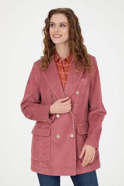 U.S. Polo Assn. سترة نسائية وردية - 50277968 -VR167